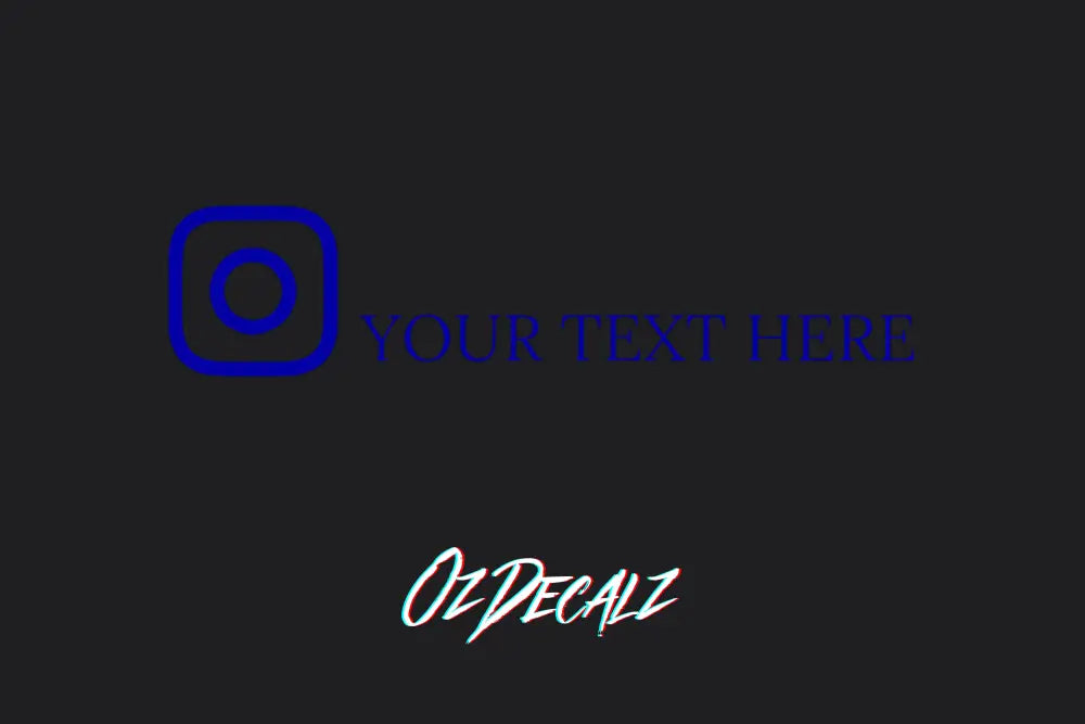 CUSTOM INSTAGRAM BANNER - OzDecalz