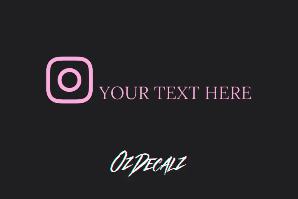CUSTOM INSTAGRAM BANNER - OzDecalz