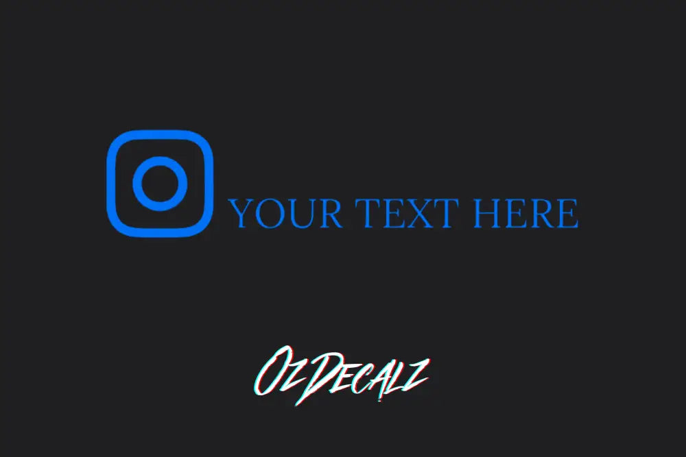 CUSTOM INSTAGRAM BANNER - OzDecalz