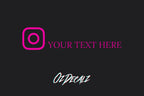 CUSTOM INSTAGRAM BANNER - OzDecalz