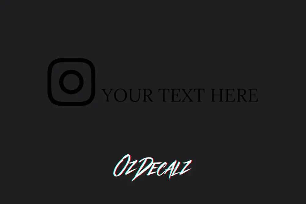 CUSTOM INSTAGRAM BANNER - OzDecalz