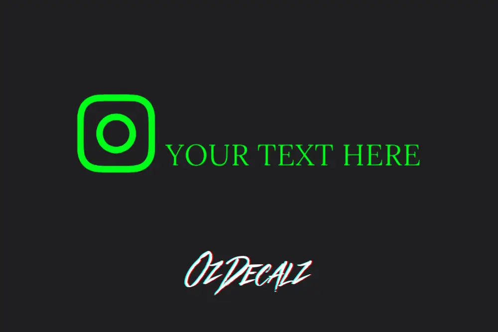 CUSTOM INSTAGRAM BANNER - OzDecalz