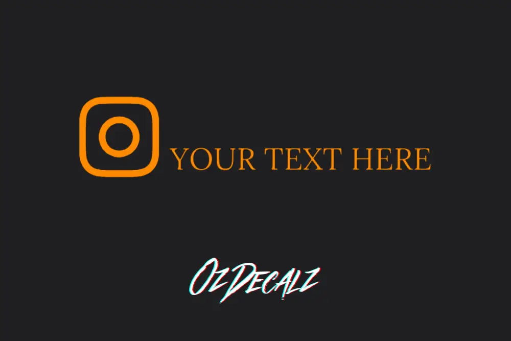 CUSTOM INSTAGRAM BANNER - OzDecalz