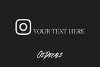 CUSTOM INSTAGRAM STICKER - OZDecalz