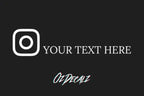 CUSTOM INSTAGRAM STICKER - OZDecalz