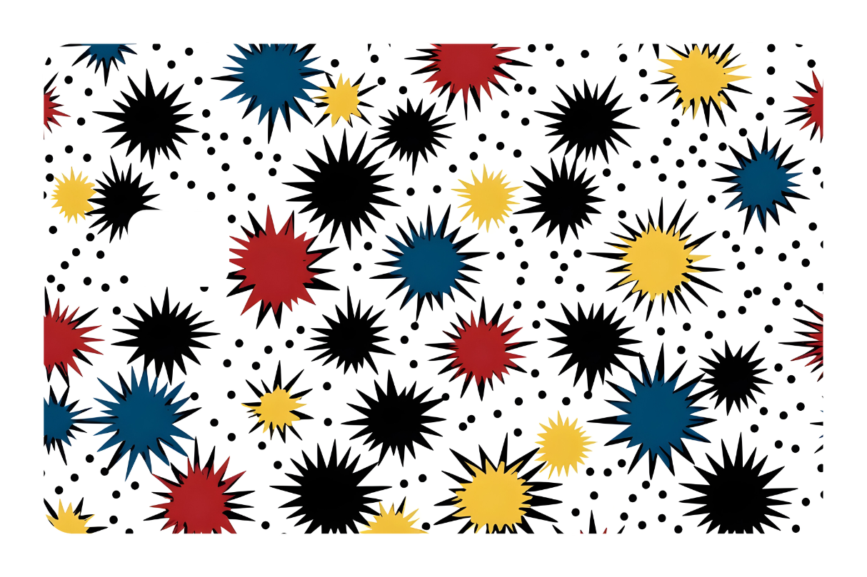 CARD WRAP: COMIC ABSTRACT