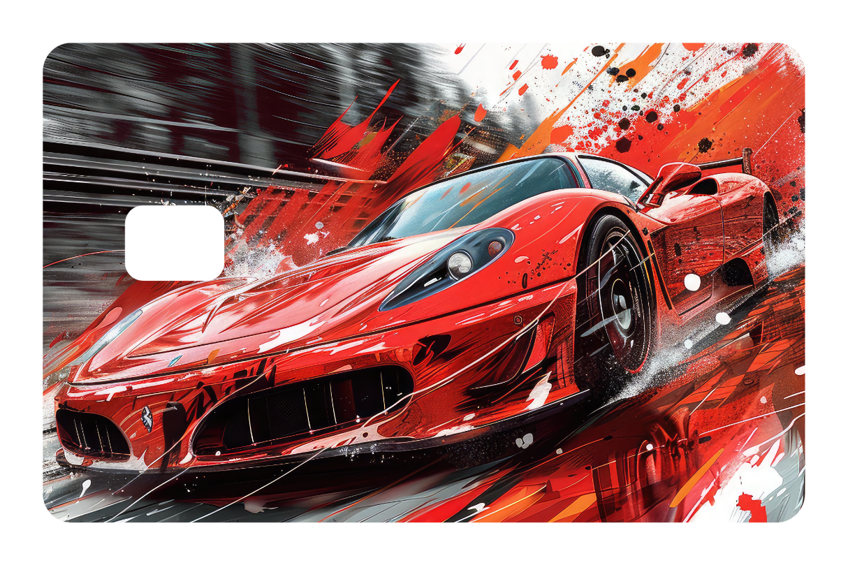 CARD WRAP: SPORTS CAR 01