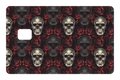 CARD WRAP: SKULLS & FLOWERS