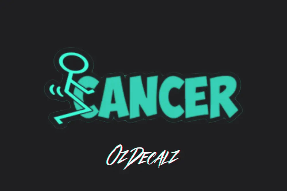F*CK CANCER STICKER - OzDecalz
