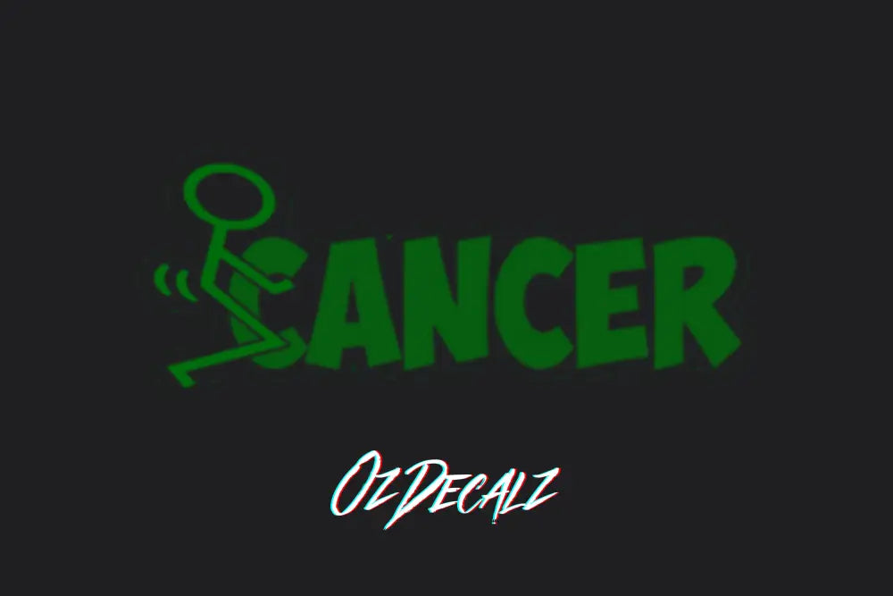 F*CK CANCER STICKER - OzDecalz