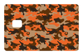 CARD WRAP: CAMO (ORANGE)