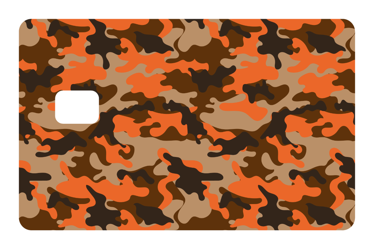 CARD WRAP: CAMO (ORANGE)