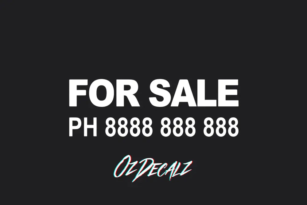 FOR SALE CUSTOM STICKER - OzDecalz