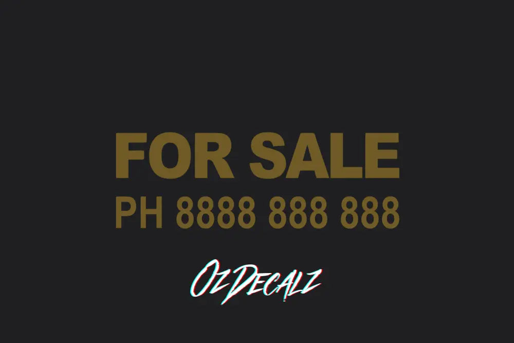 FOR SALE CUSTOM STICKER - OzDecalz