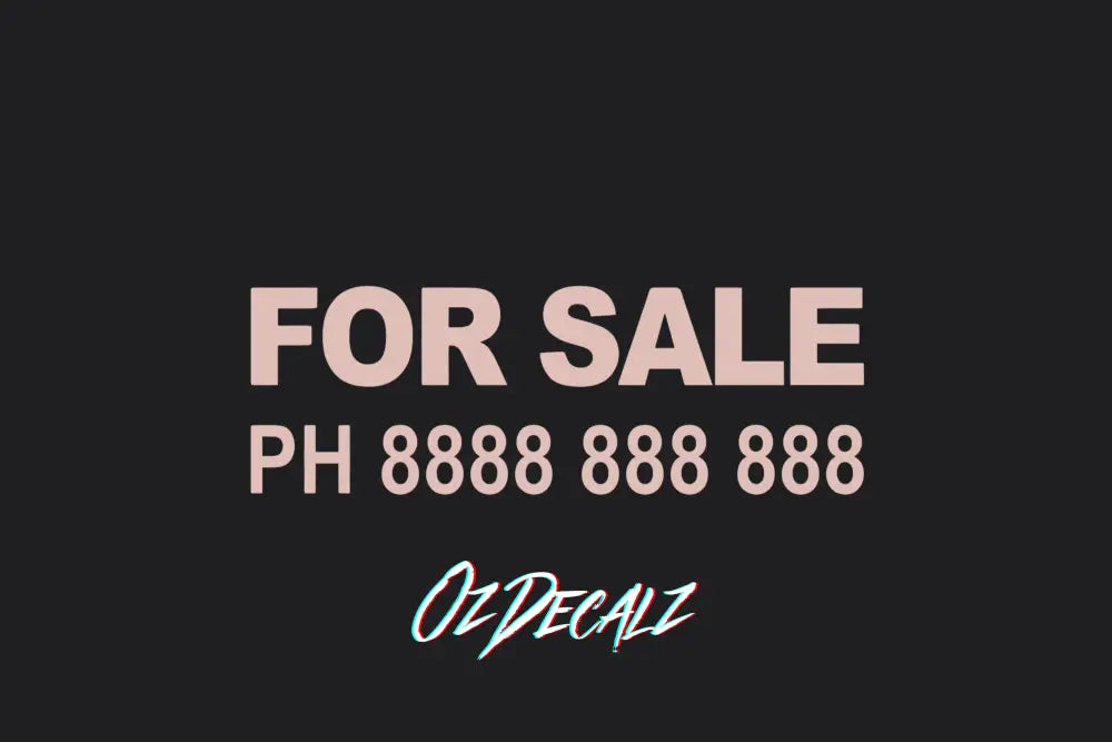 FOR SALE CUSTOM STICKER - OzDecalz