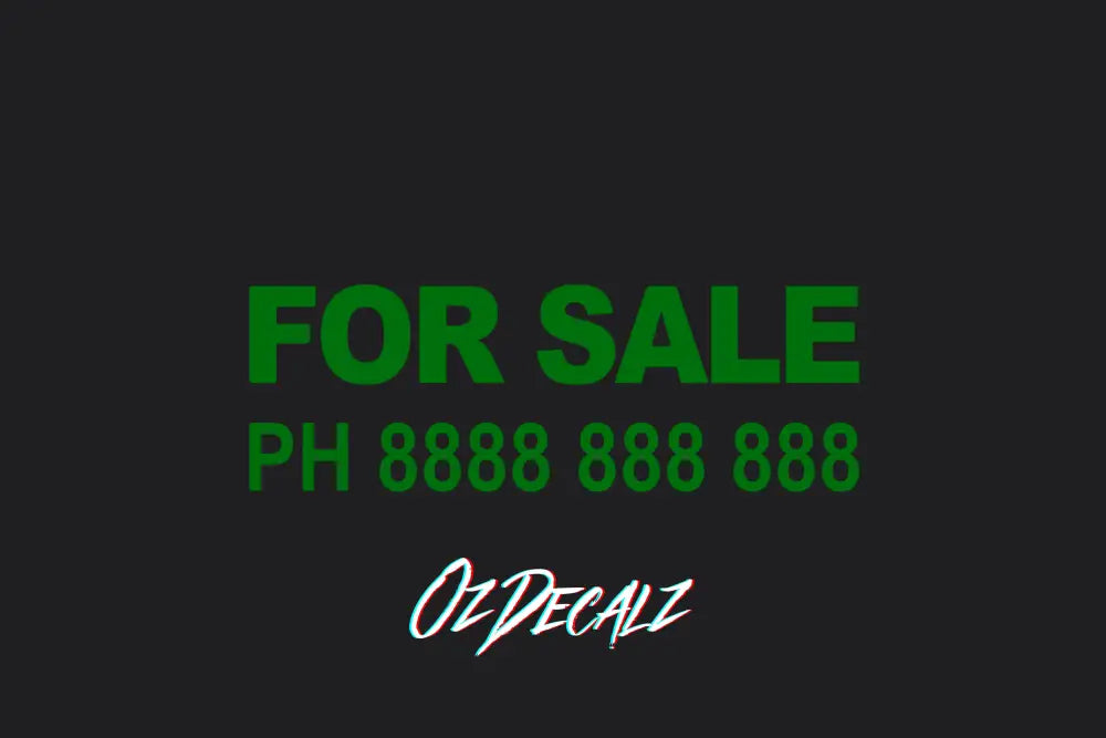 FOR SALE CUSTOM STICKER - OzDecalz