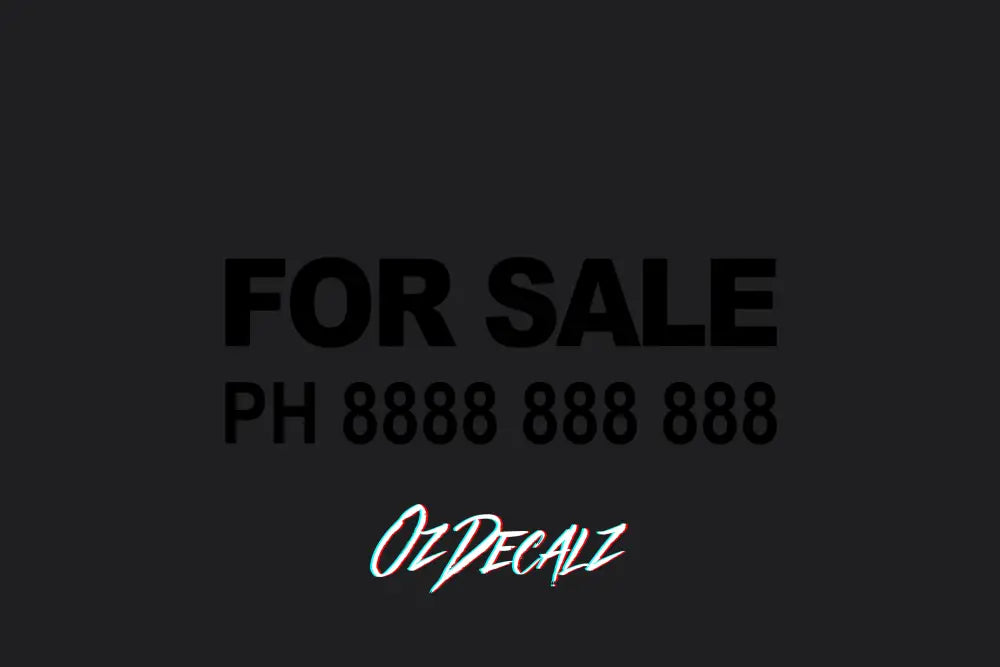 FOR SALE CUSTOM STICKER - OzDecalz