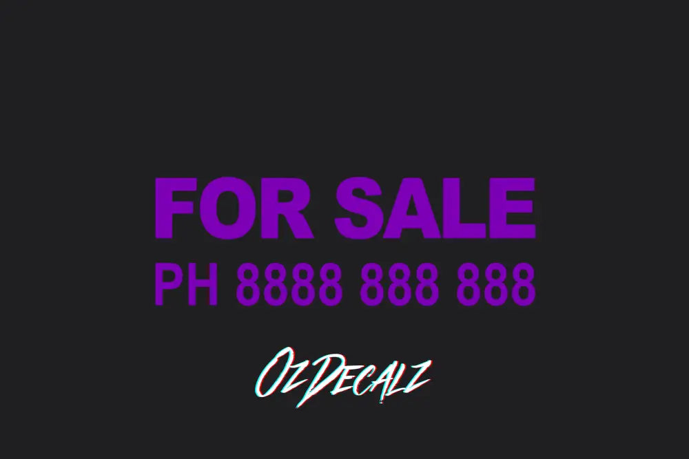 FOR SALE CUSTOM STICKER - OzDecalz