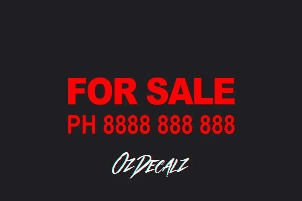 FOR SALE CUSTOM STICKER - OzDecalz