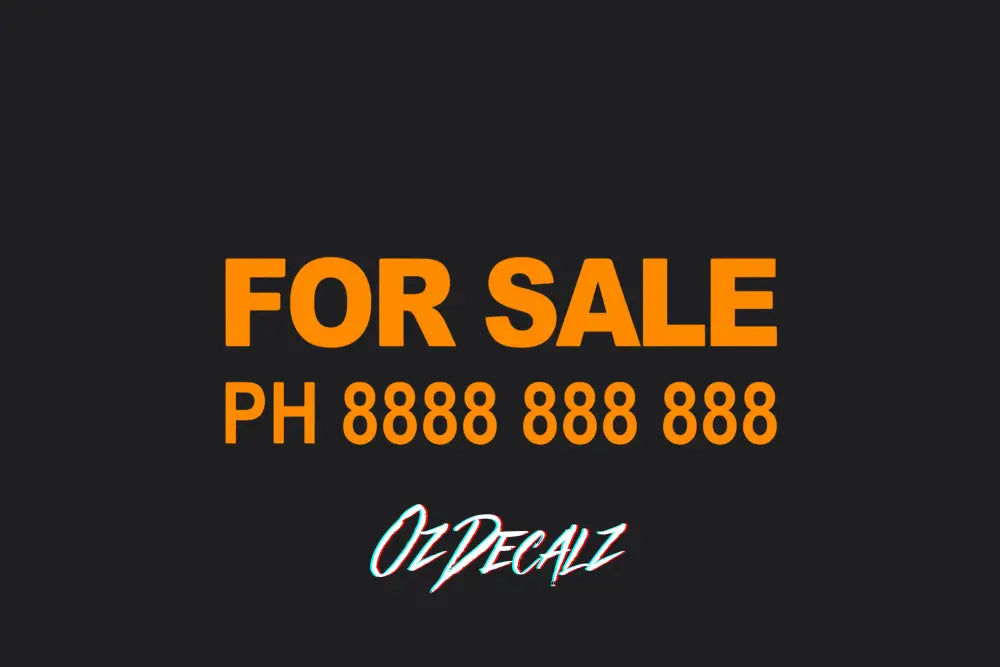 FOR SALE CUSTOM STICKER - OzDecalz