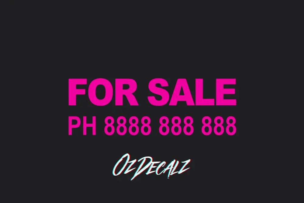 FOR SALE CUSTOM STICKER - OzDecalz