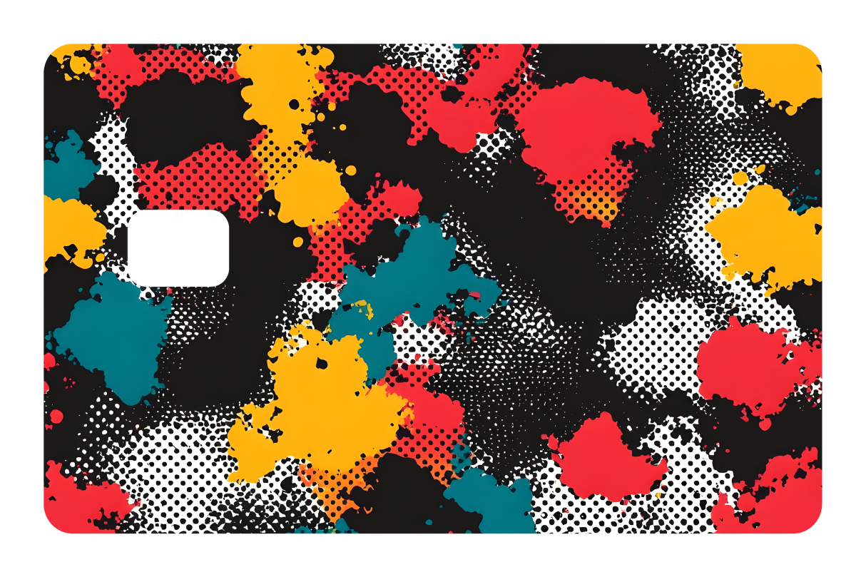 CARD WRAP: COMIC ABSTRACT