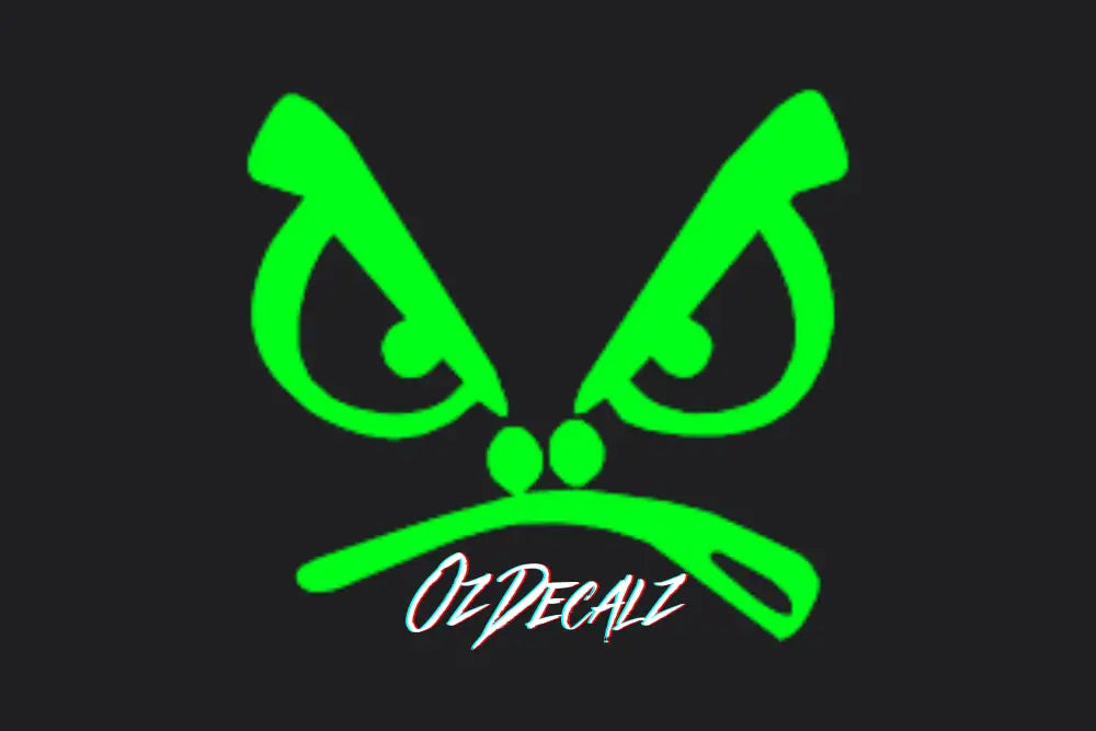 ANGRY FACE STICKER - OZDecalz