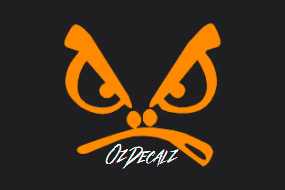 ANGRY FACE STICKER - OZDecalz