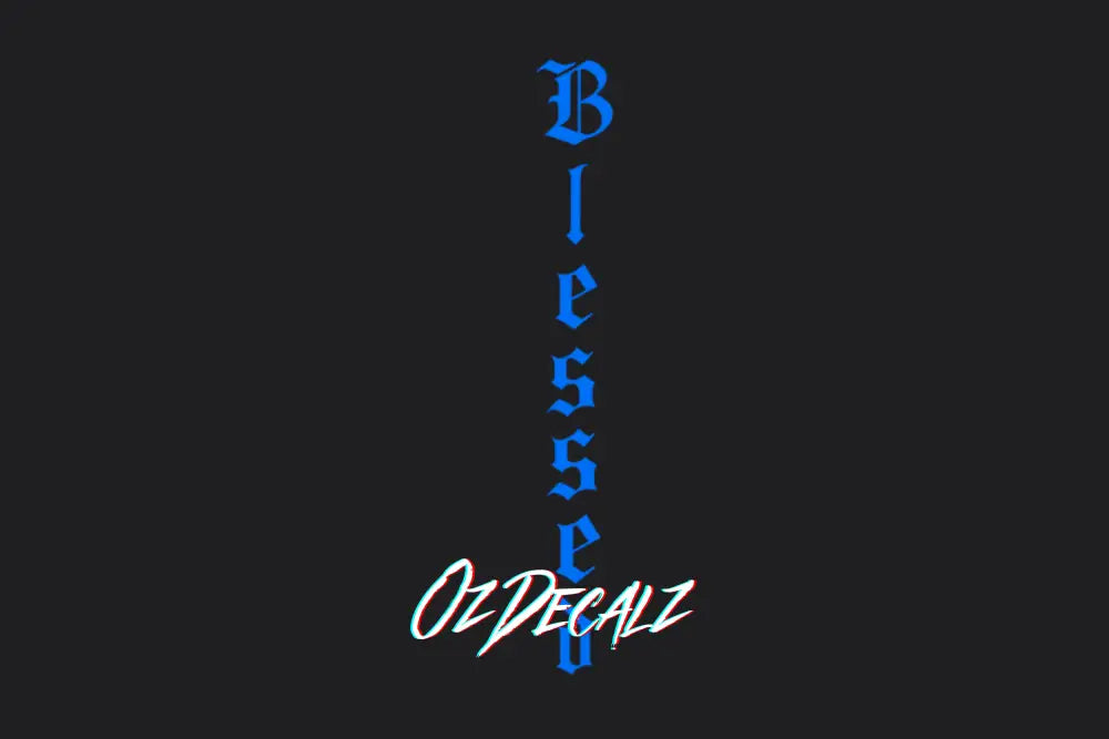 BLESSED STICKER - OZDecalz