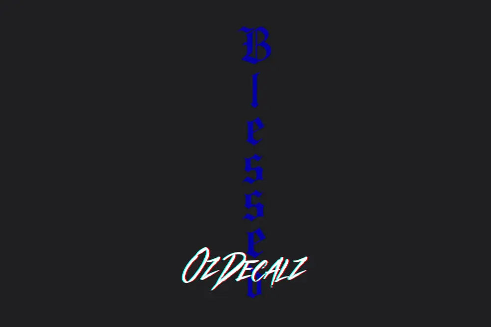BLESSED STICKER - OZDecalz