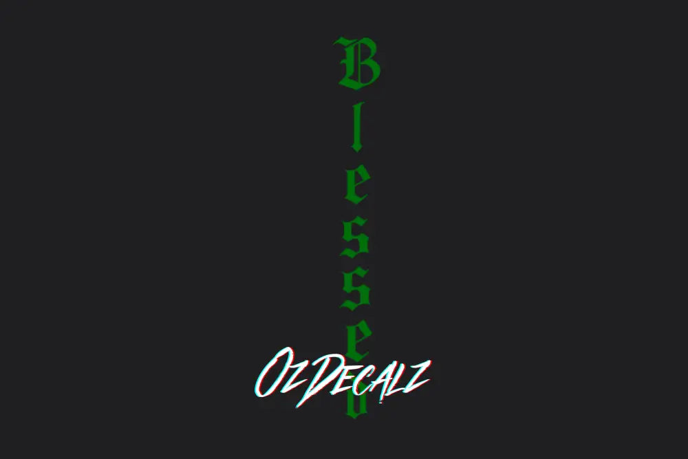 BLESSED STICKER - OZDecalz