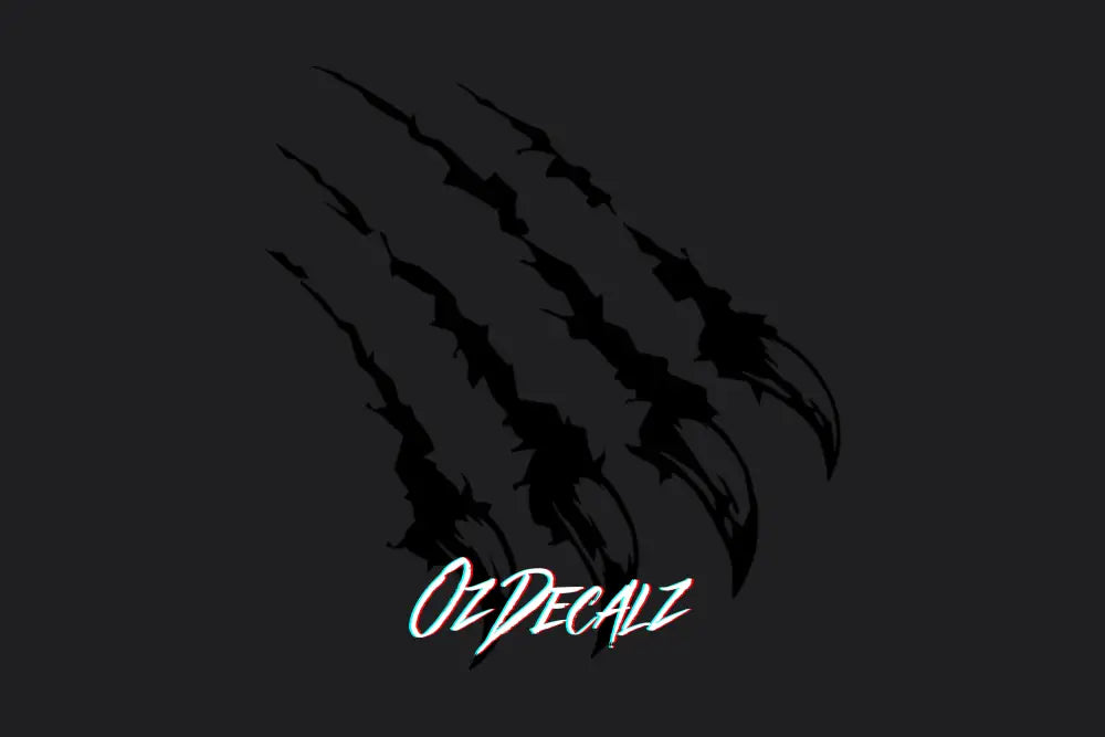 CLAW MARK STICKER - OZDecalz