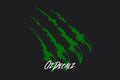 HELMET STICKER: CLAW MARK - OzDecalz