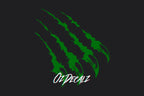 HELMET STICKER: CLAW MARK - OzDecalz