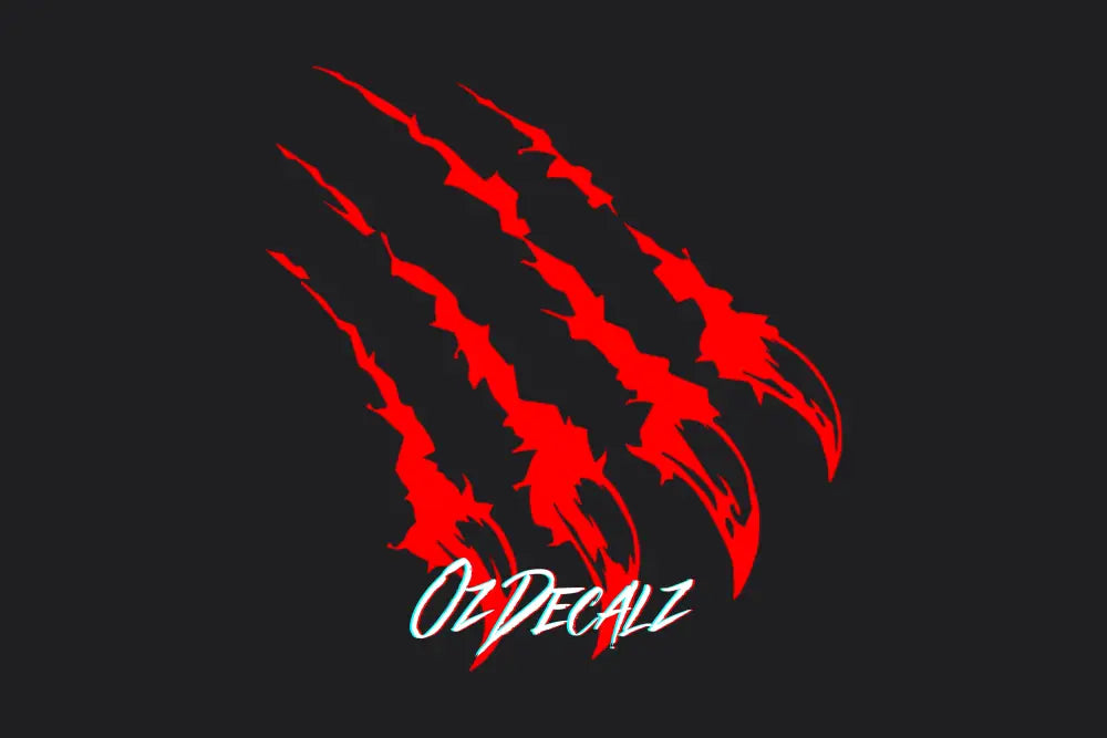 CLAW MARK STICKER - OZDecalz