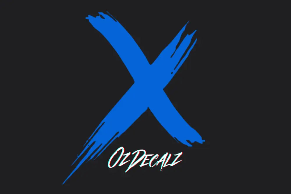 CROSS STICKER - OZDecalz