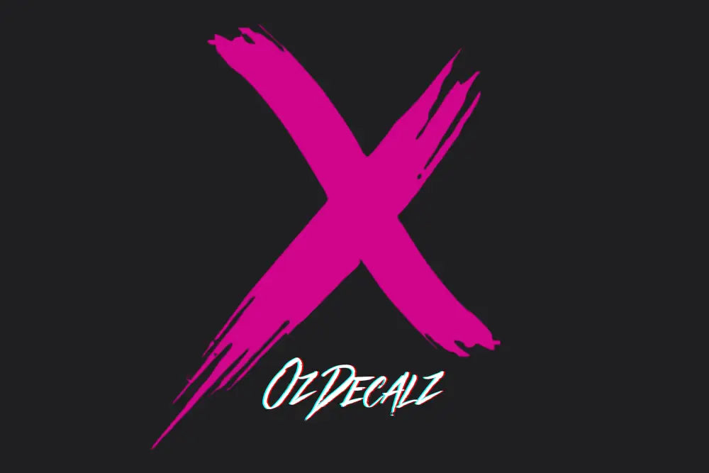 CROSS STICKER - OZDecalz