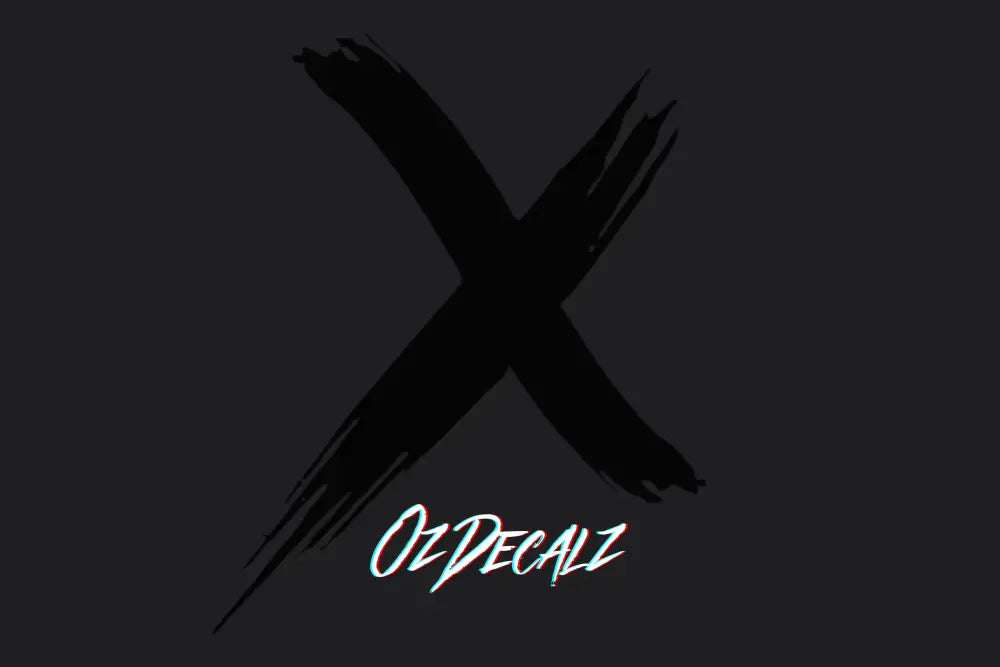 CROSS STICKER - OZDecalz