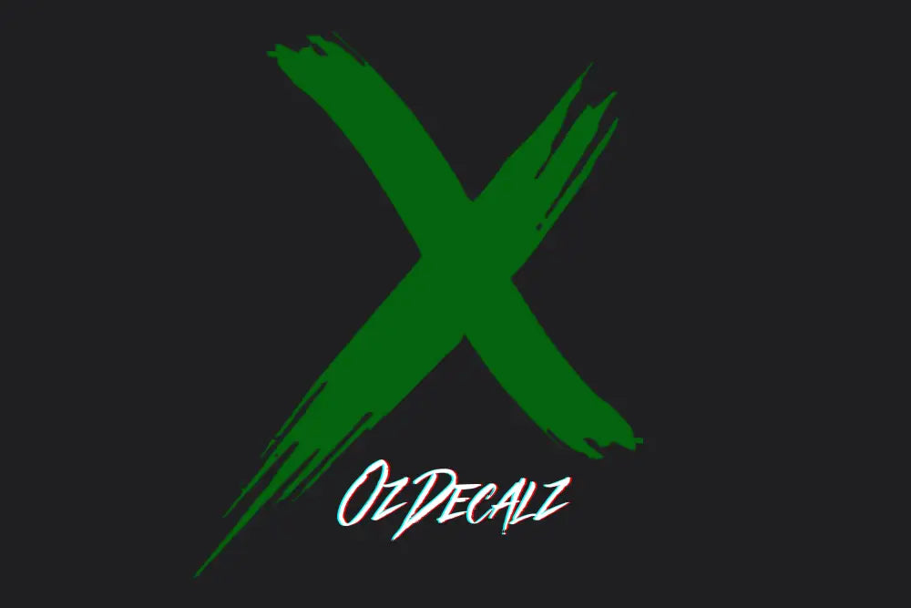 CROSS STICKER - OZDecalz