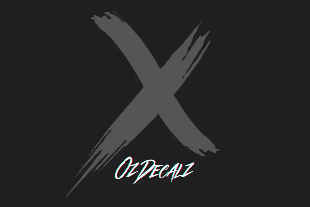 CROSS STICKER - OZDecalz