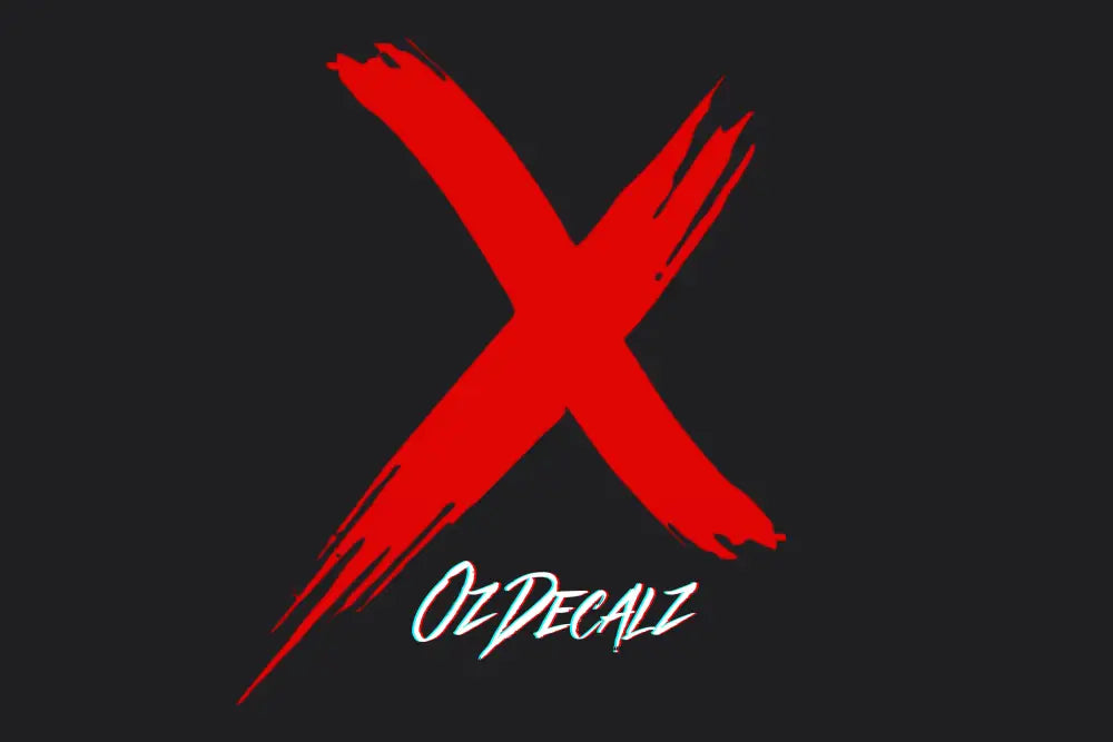 CROSS STICKER - OZDecalz
