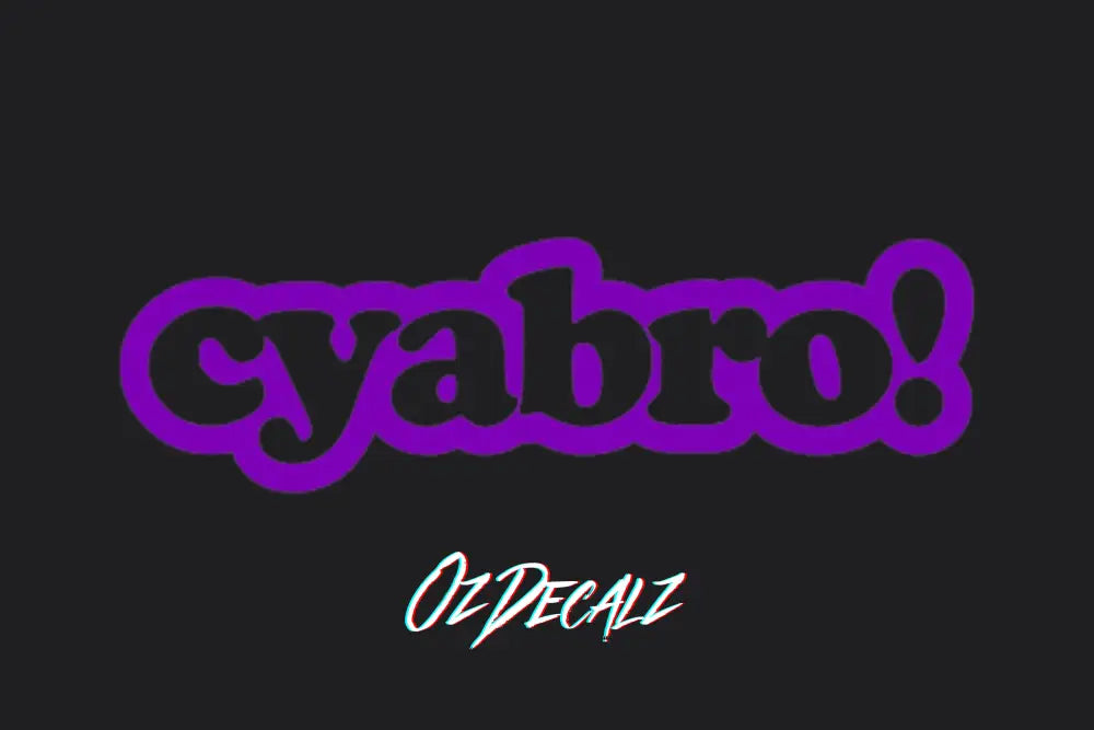 CYA BRO! STICKER - OZDecalz