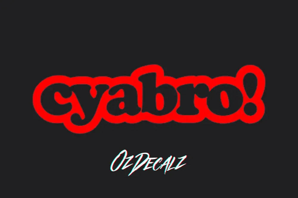 CYA BRO! STICKER - OZDecalz