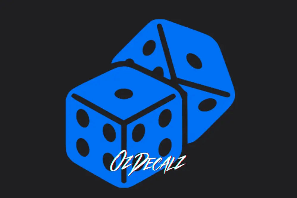 DICE STICKER - OZDecalz