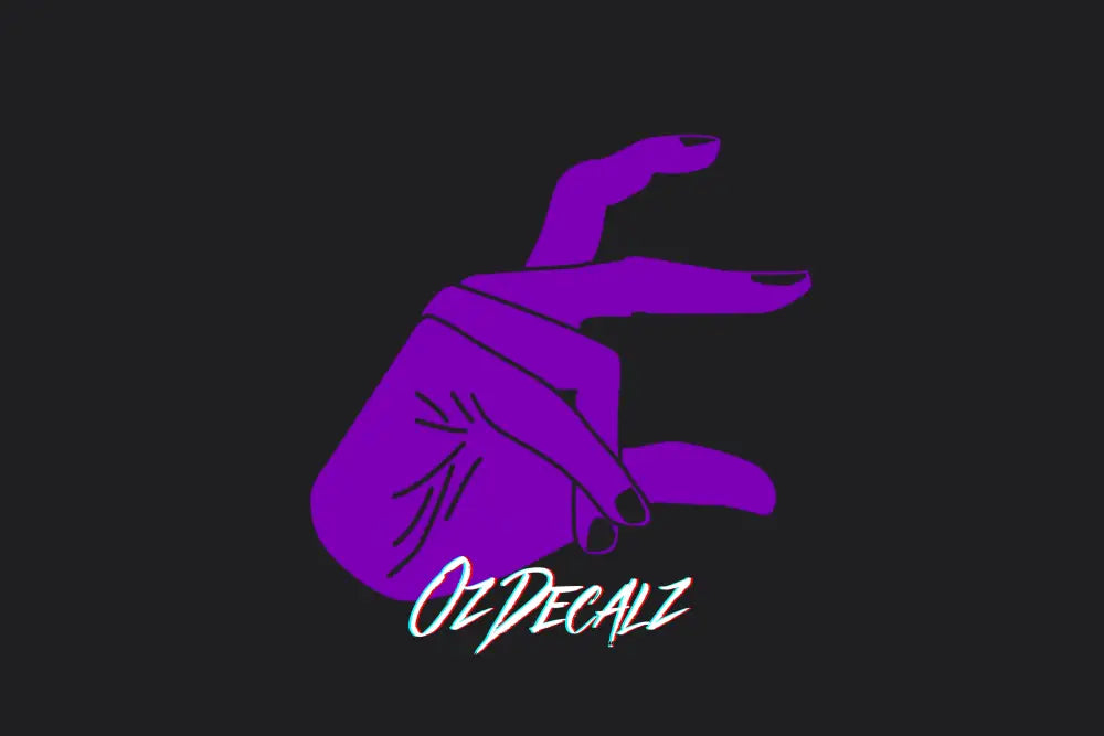 HAND STICKER - OZDecalz