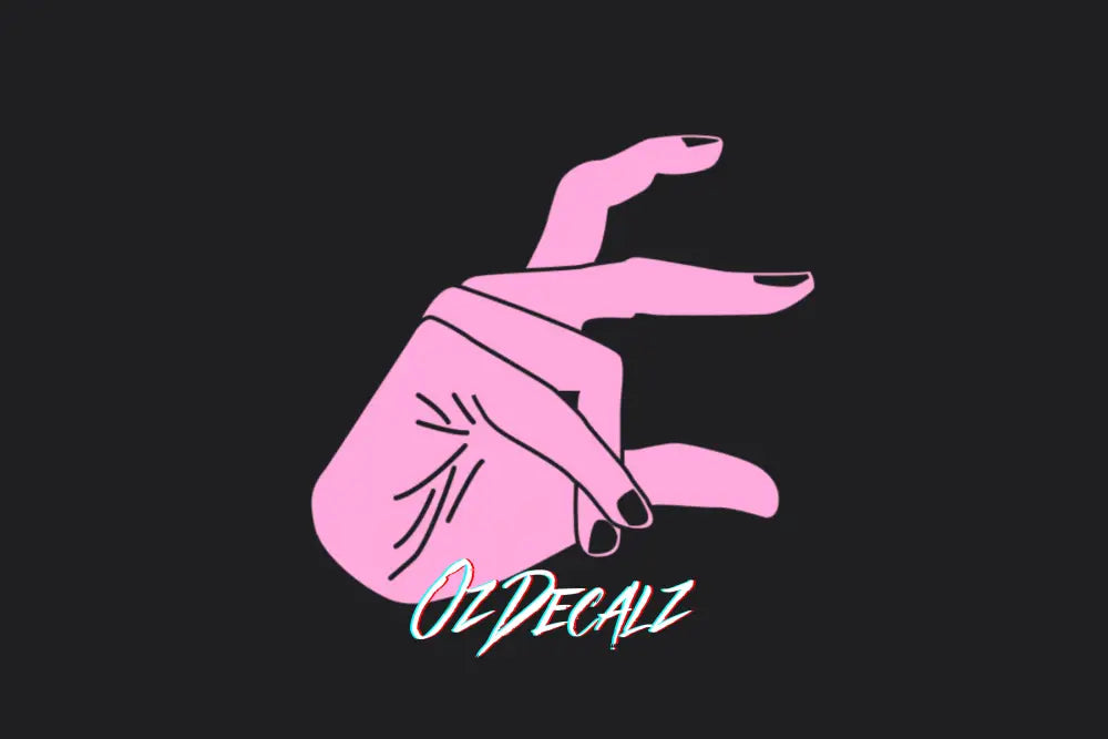 HAND STICKER - OZDecalz