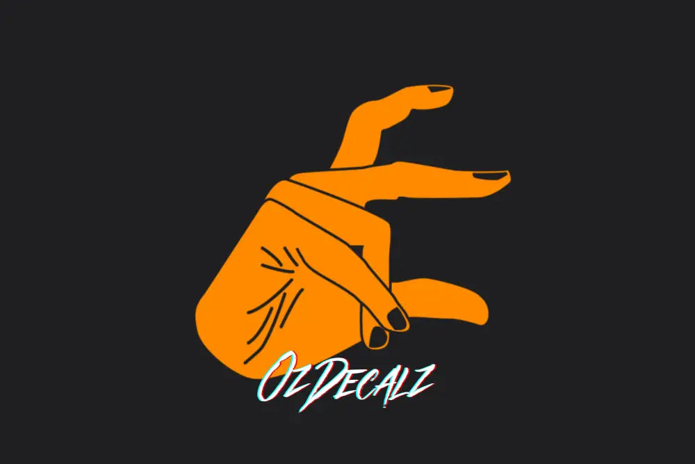 HAND STICKER - OZDecalz