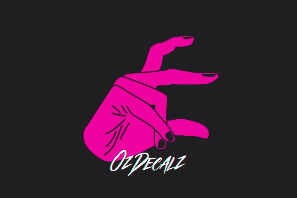 HAND STICKER - OZDecalz