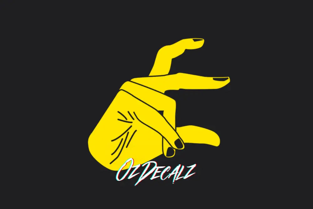 HAND STICKER - OZDecalz