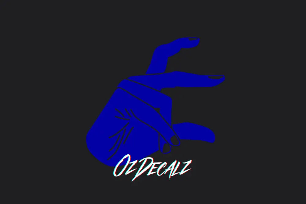 HAND STICKER - OZDecalz